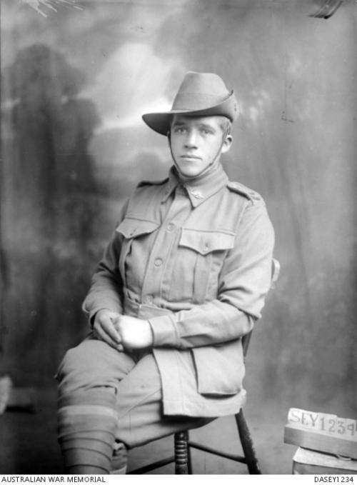 Portrait of Lance Corporal Percy Clough Strapp