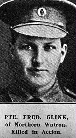 Portrait of Private Frederick Glink