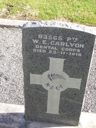 Portrait of Private William Edwin Carlyon