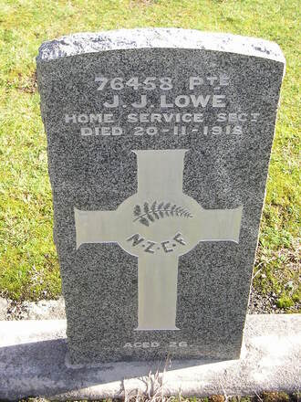 Portrait of Private John James Lowe