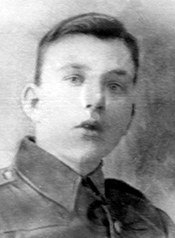 Portrait of Private Geoffrey George