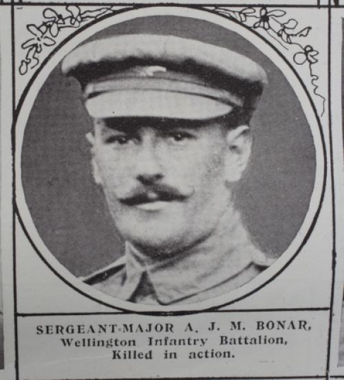 Portrait of Company Serjeant Major Archibald James Merle Bonar